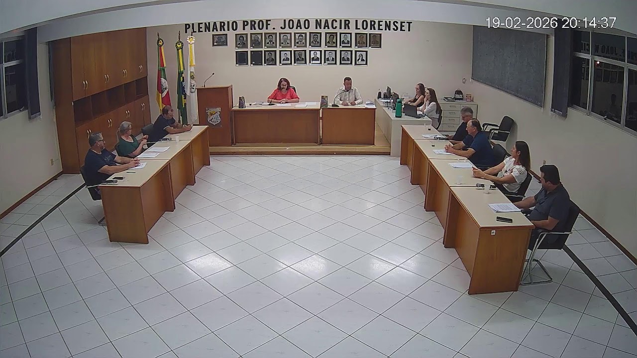 Sessão Ordinária do dia 19 de Fevereiro de 2026 | Câmara de Vereadores de Protásio Alves