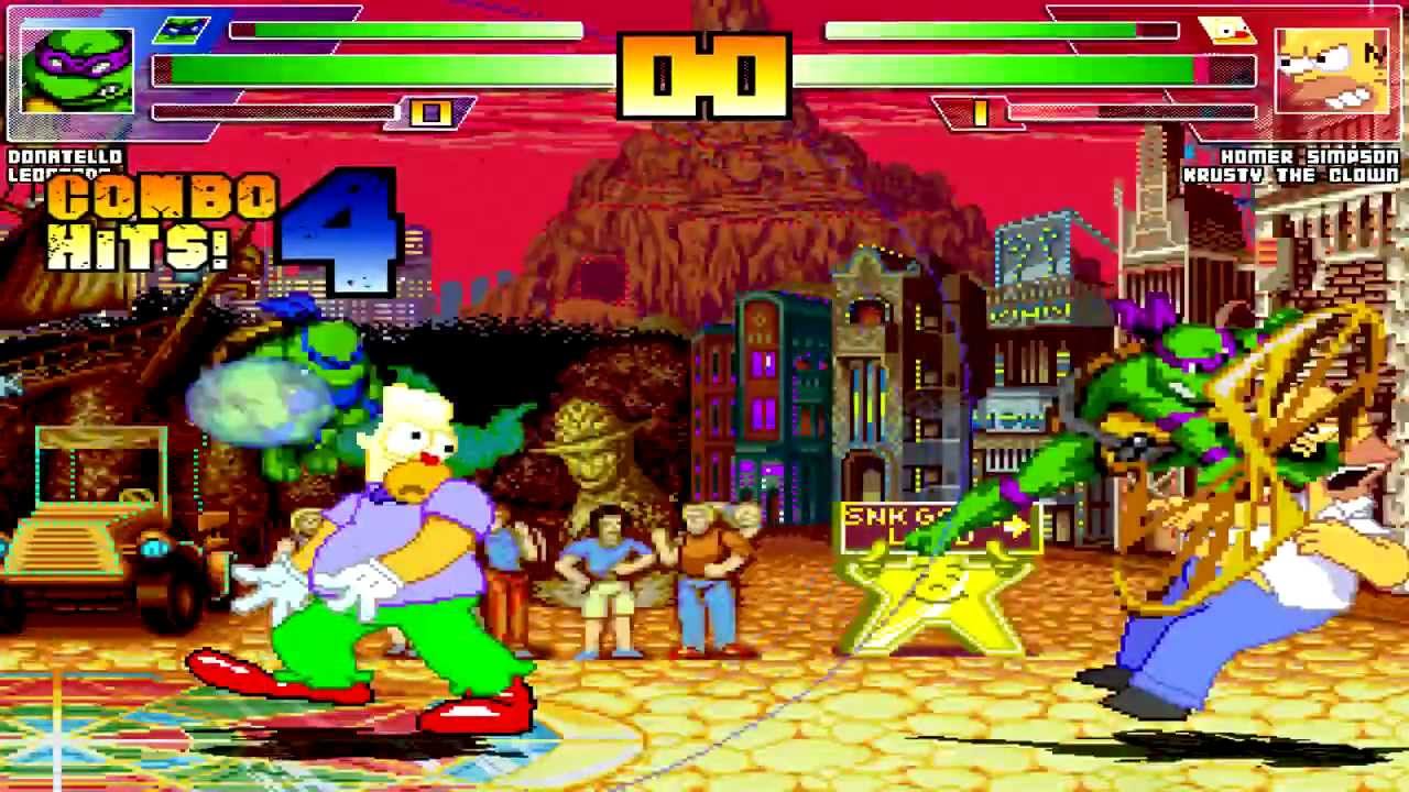 [MUGEN 2012] Teenage Mutant Ninja Turtles vs. The Simpsons