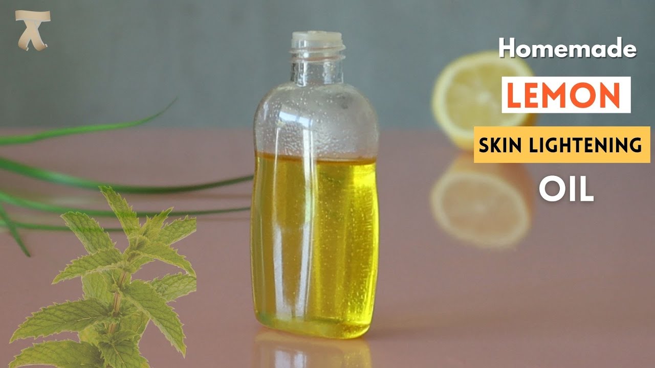 Diy lemon oil for skin lightening || How to make lemon oil at home