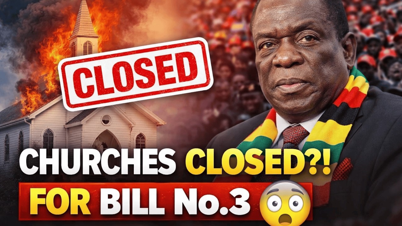 ZANU PF nakazuje ZAMKNIĘCIE kościoł&oacute;w! 😳 Projekt ustawy nr 3 wywołuje oburzenie
