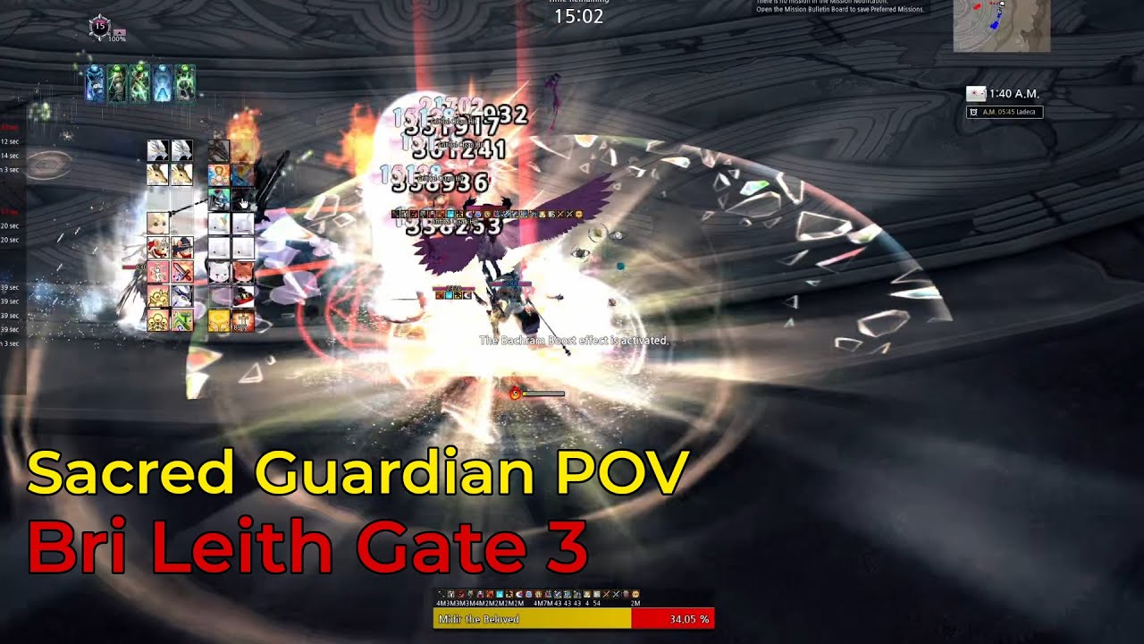 [Mabinogi] Bri Leith Gate 3 4p Sacred Guardian POV