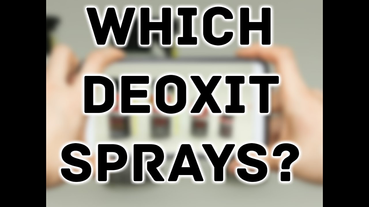 DeoxIT D-Series Sprays by CAIG Labs