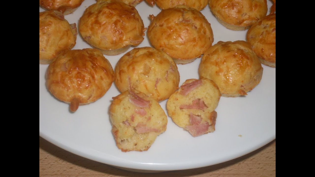 Mini cake salé au jambon et fromage - Recette spécial apéro