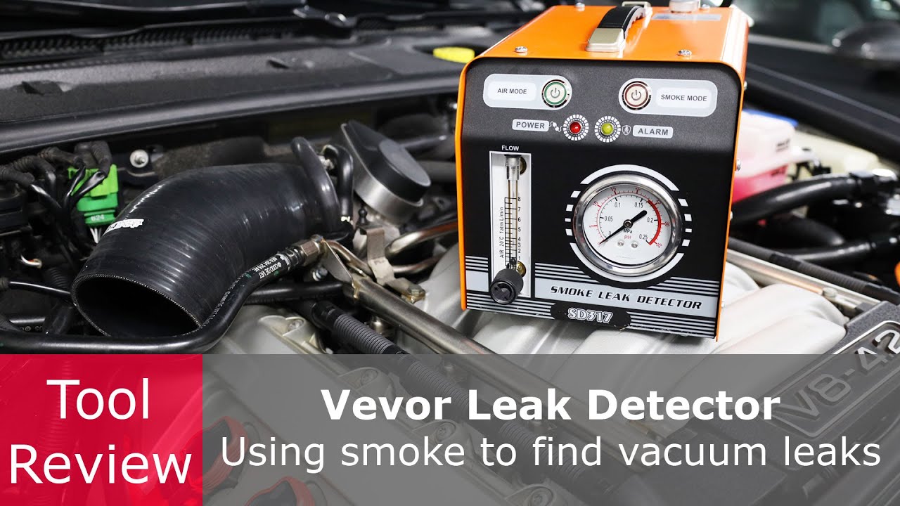 How to find an intake, exhaust or EVAP leak, featuring the Vevor SD317 smoke leak detector