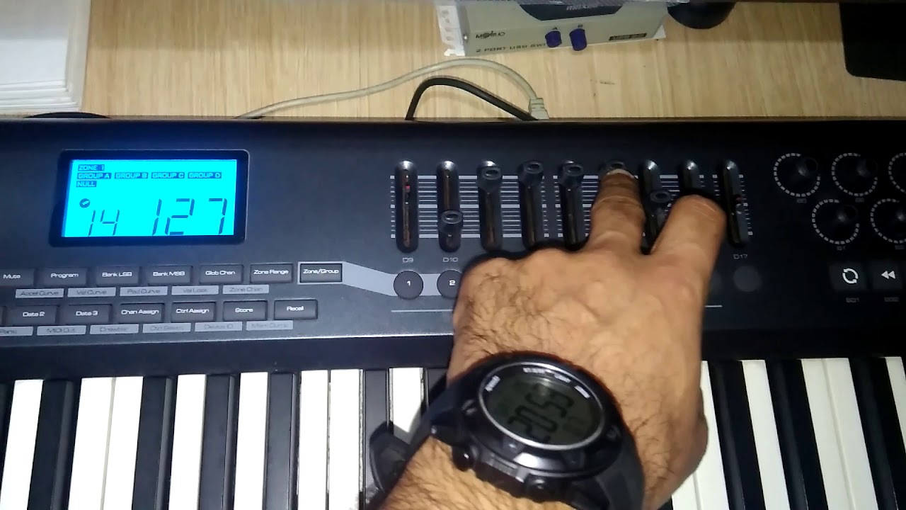 M-Audio Axiom 49 - V&iacute;deo Funcionamento.