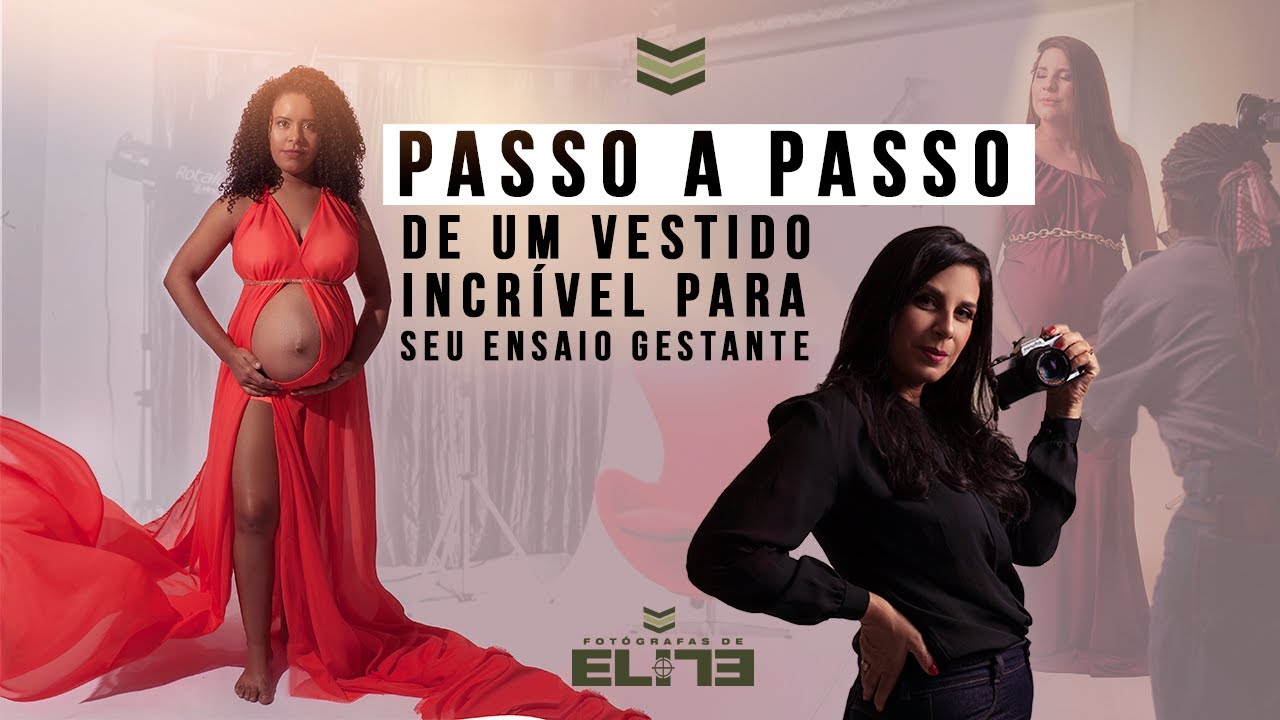 Como fazer um vestido sem costura para ensaio gestante?