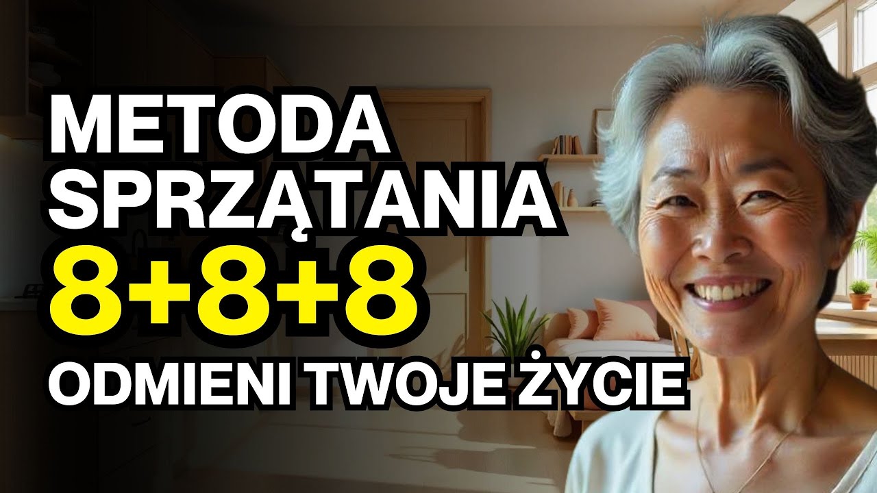 Zorganizuj SWÓJ DOM dzięki METODZIE SPRZĄTANIA 8+8+8 i ODMIENI SWOJE ŻYCIE