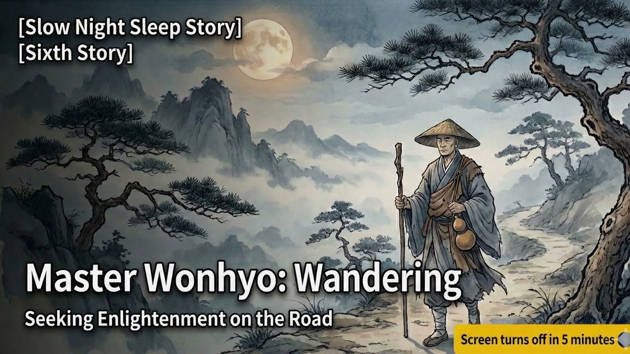 [Sleep Story] The Wandering Monk: Finding True Freedom | Wonhyo Part 6 (Screen Off)