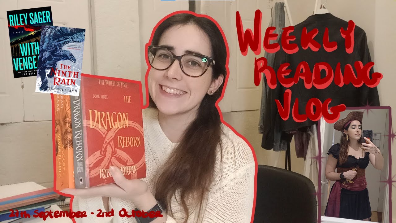 reading fantasy series & celebrating halloween | weekly reading vlog