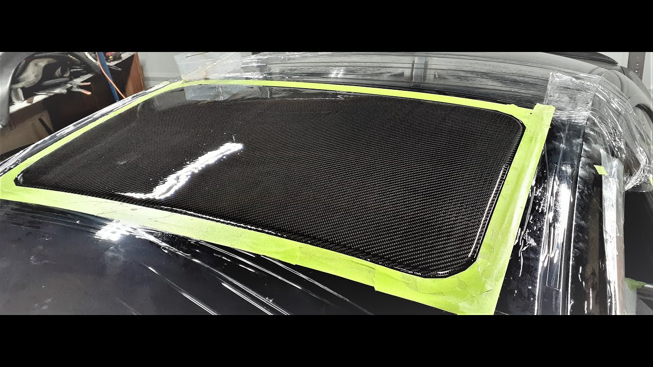 DIY carbon fiber sunroof delete/insert (bmw 335i)
