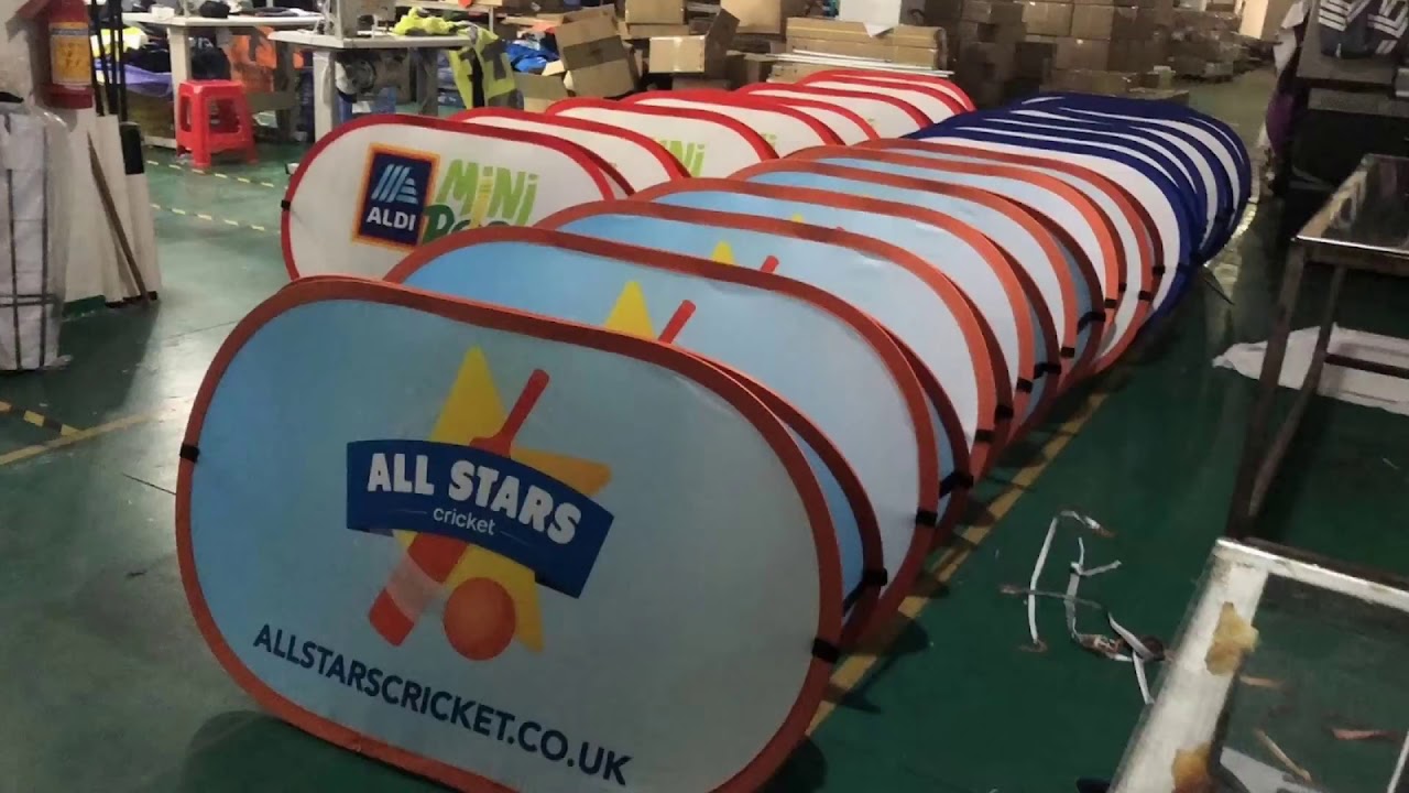 frame-banner/ Outdoor golf exhibition display horizontal pop up a frame banner, a frame banner stand