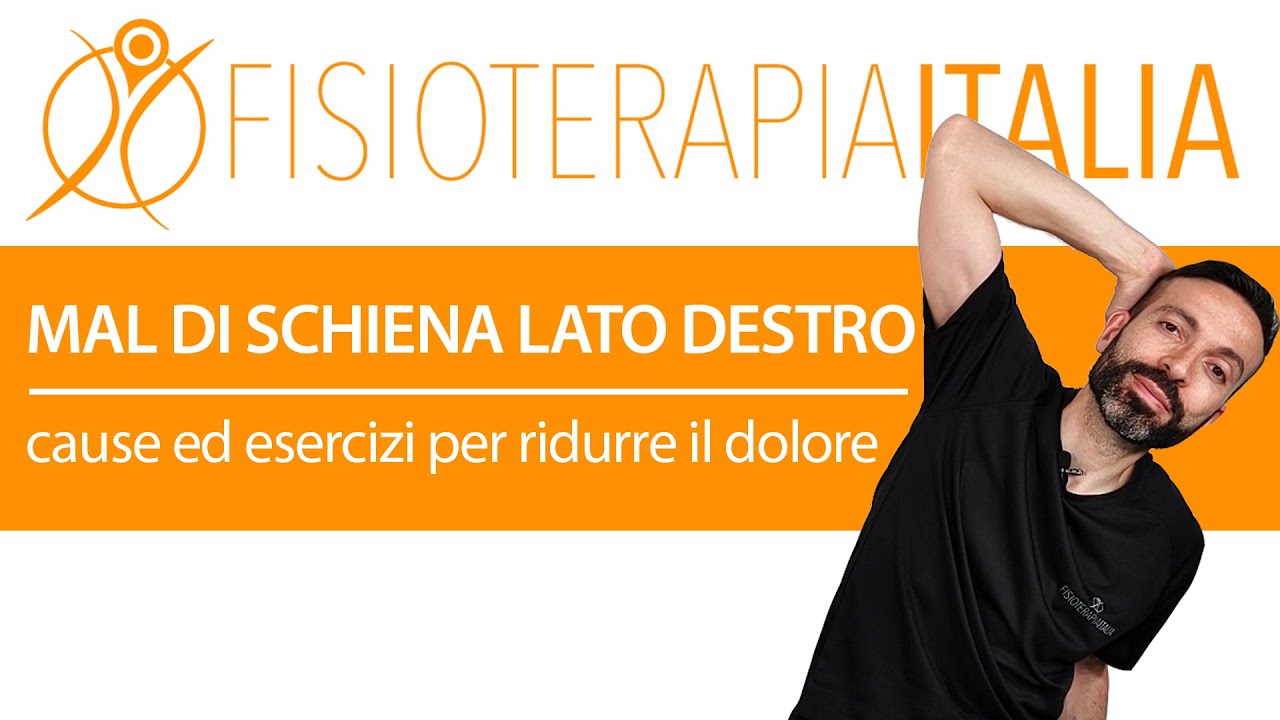 Mal di schiena lato destro, cause ed esercizi