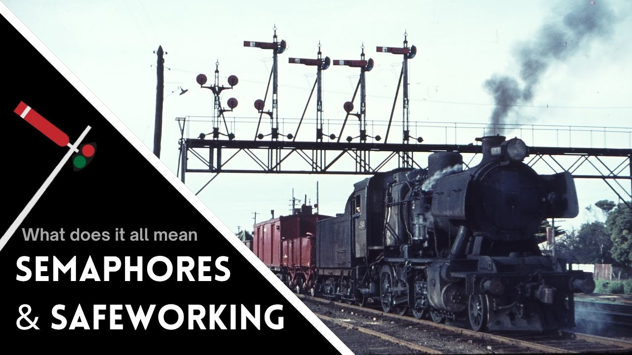 Victorian Railways 2 Position Semaphore Signaling Explained