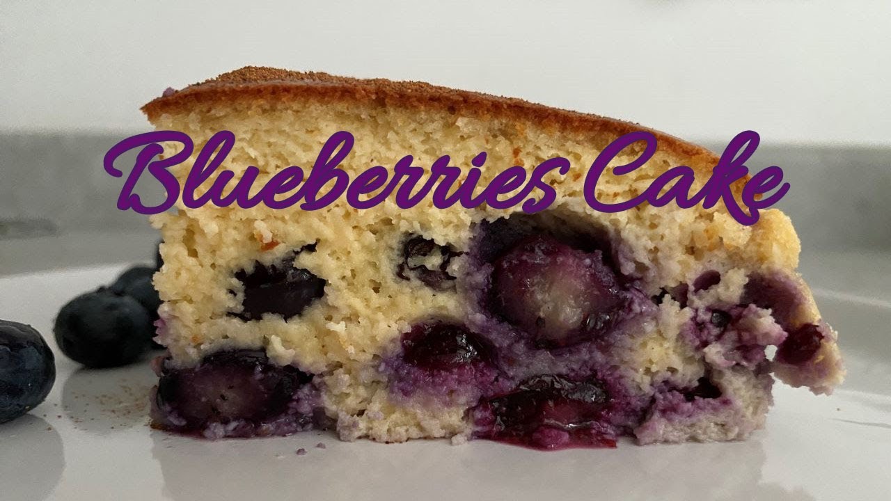 Blueberries Cake with Almond Flour Gluten Free