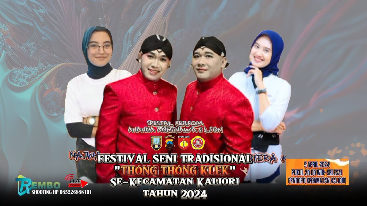 FESTIFAL SENI TRADISIONAL THONG THONGKLEK SE KECAMATAN KALIORI REMBANG TH 2024