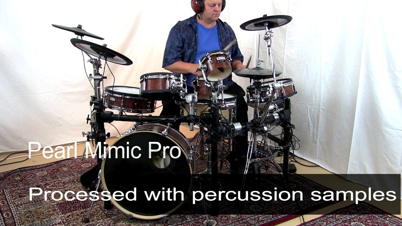 Pearl Mimic Pro with percussion samples