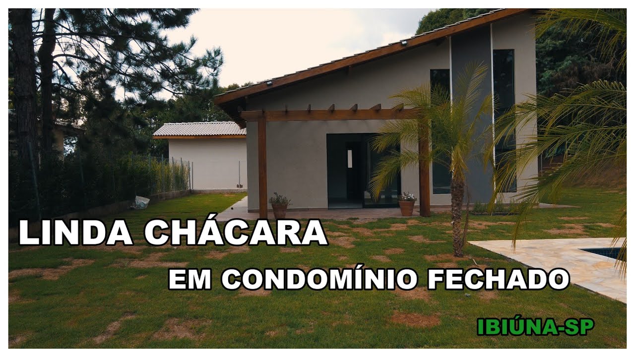 ch&aacute;cara top 1.000 m&sup2;  em condom&iacute;nio fechado  , 10 km do centro de Ibi&uacute;na  ,3 dormit&oacute;rios uma su&iacute;te