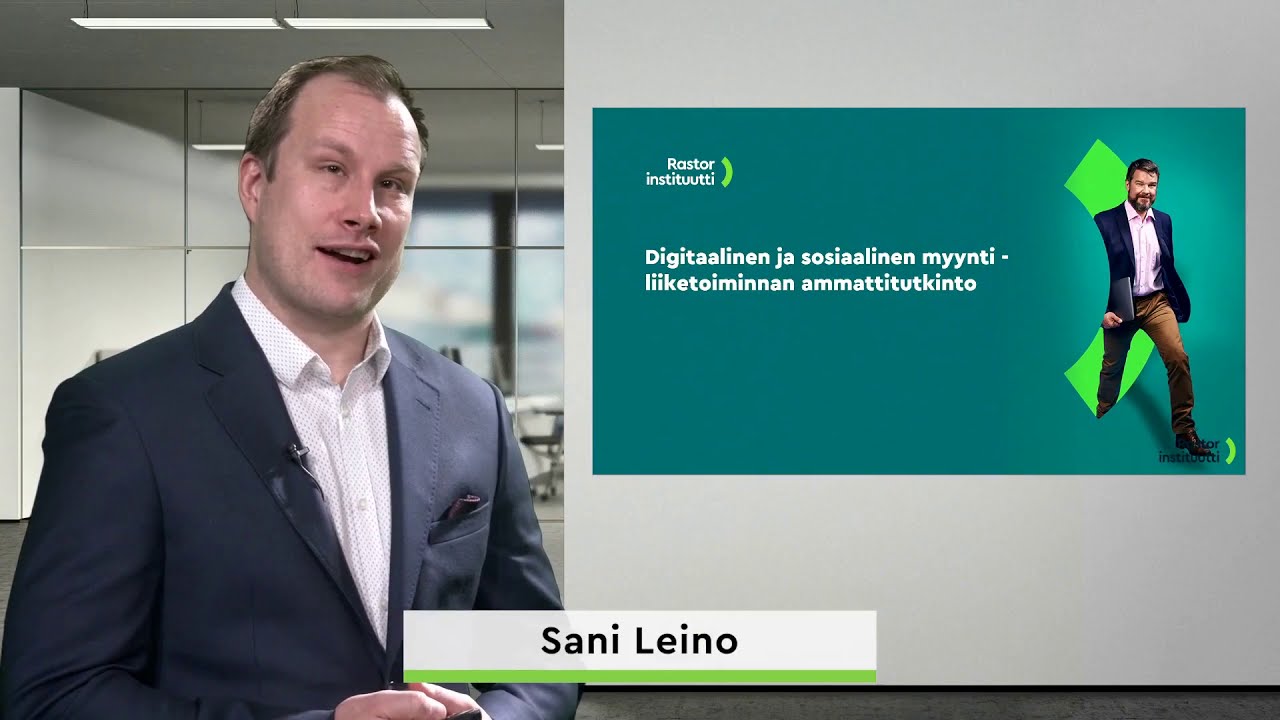 Digitaalinen ja sosiaalinen myynti &ndash; liiketoiminnan ammattitutkinto