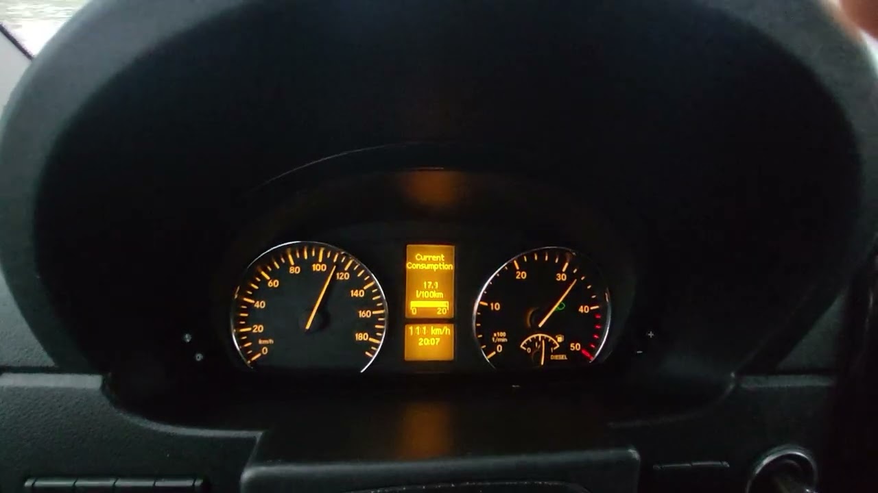 Mercedes Sprinter W906 FL, SWAP 3.2CDI om613.EDC15. 50-150km/h acceleration,przyspieszenie.