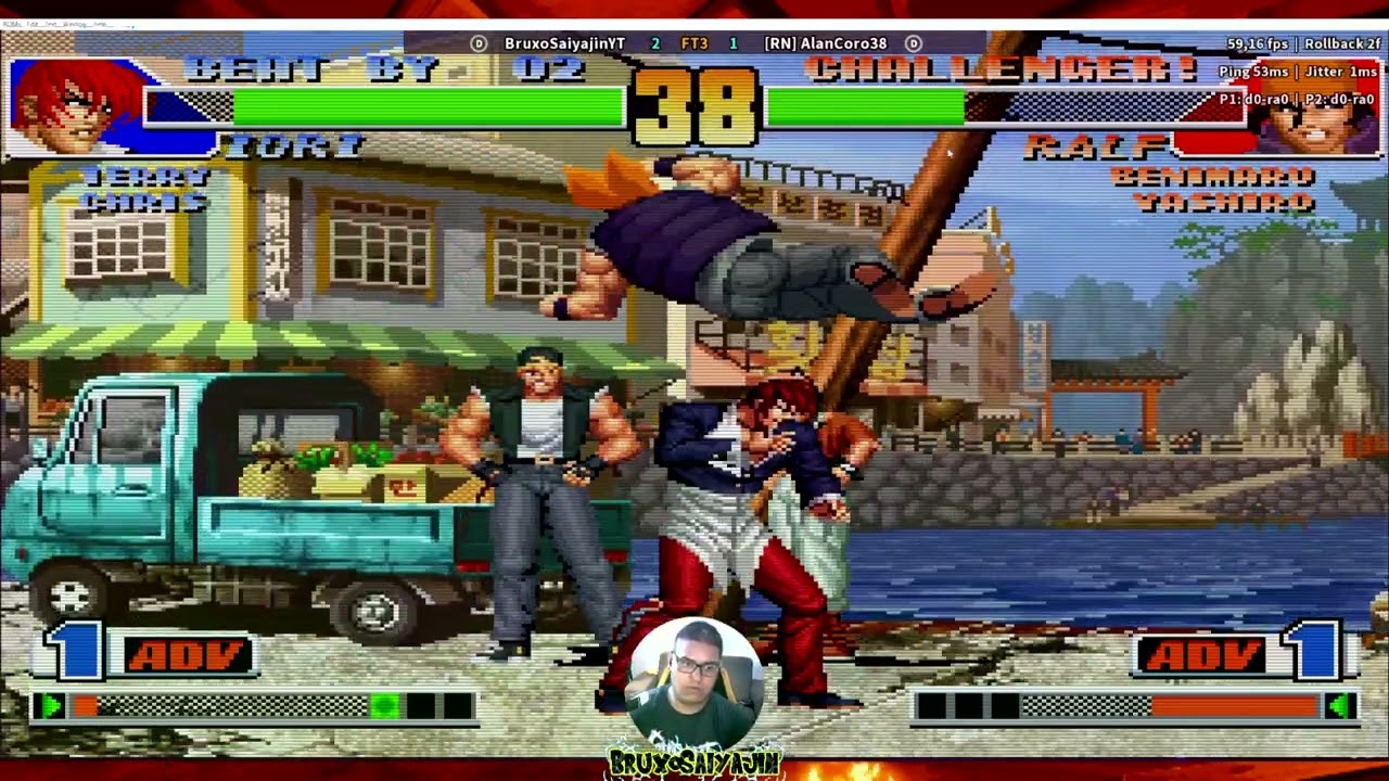 KOF 98 [ FT3 Ranked Match ] Bruxo Saiyajin VS [RN] AlanCoro38