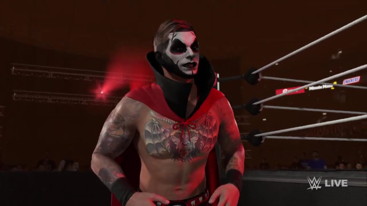 WWE 2K25 Danhausen vs Dirty Dominik Mysterio.