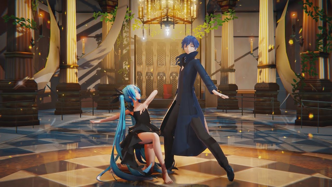 【MMD】Cantarella ~Grace Edition~ / カンタレラ [黒うさP]【TDA カイト &bull; YYB 初音ミク】