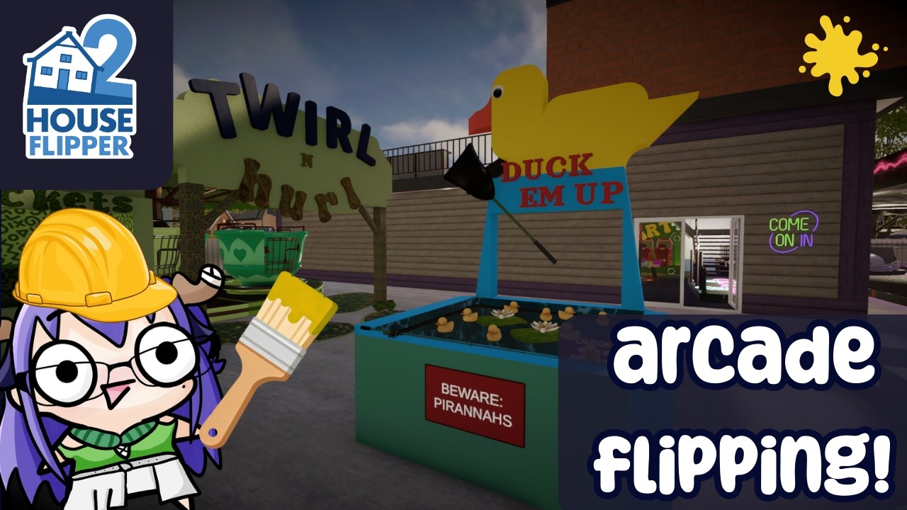 Building more cursed arcade games! House Flipper 2!