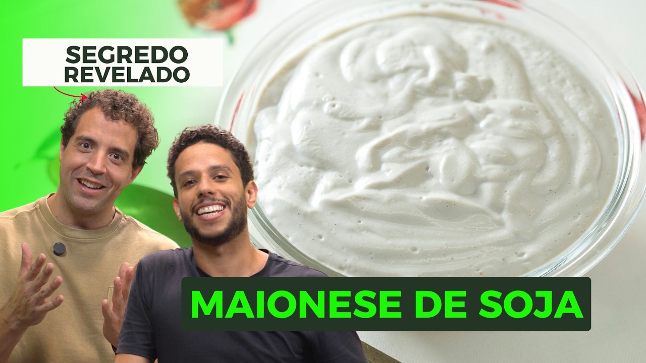 Maionese de Soja SEM ERRO! O truque que NINGUÉM TE CONTA