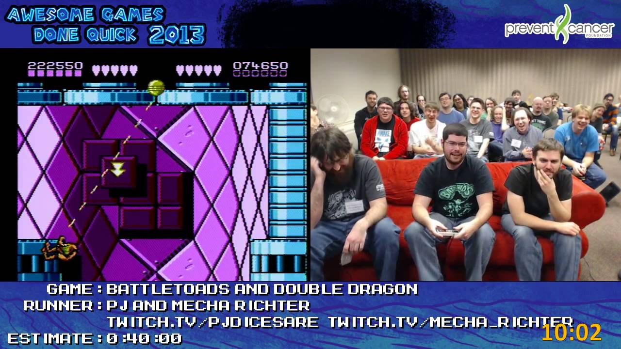 AGDQ 2013: NES Battletoads and Double Dragon - 
