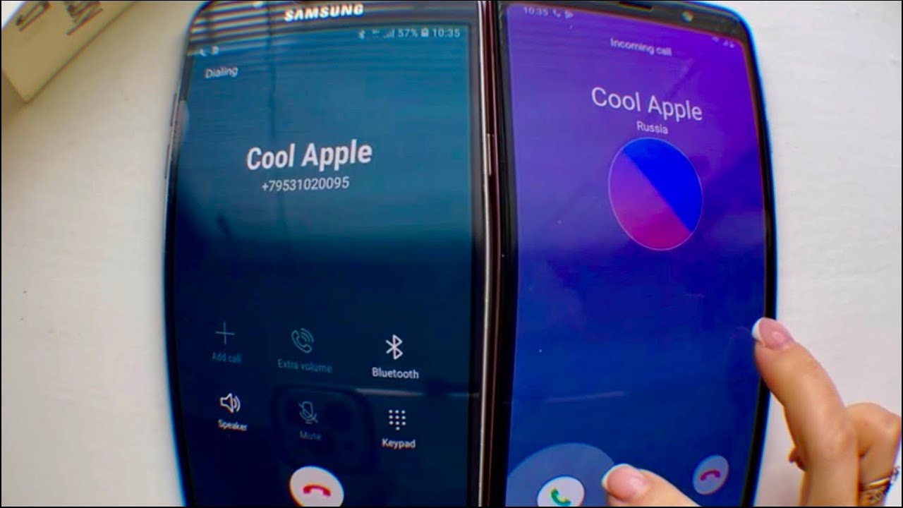Fisheye effect Samsung J7 2016 vs Samsung A7 2018 incoming & outgoing calls