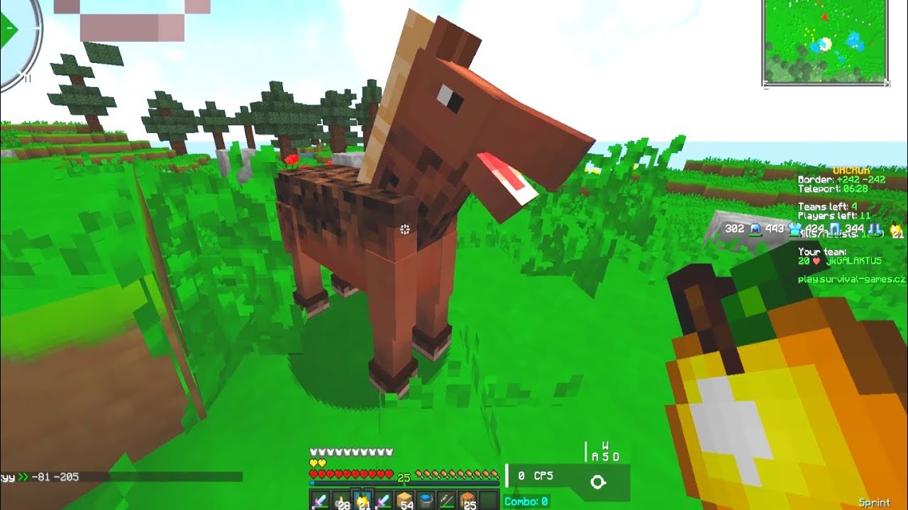 NENAŽRANEJ KŮŇ! UHC Run 1vs4 15 killů