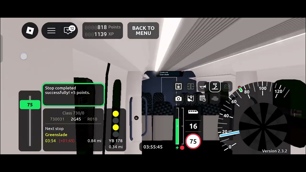 Roblox (HD) - SCR V 2.0.1 - Class 730/0 - waterline R010 (Newry To Greenslade)