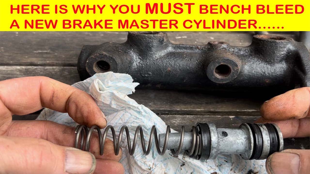 How to bench bleed (and disassemble) an ATE brake master cylinder. Mercedes R107 280SL.