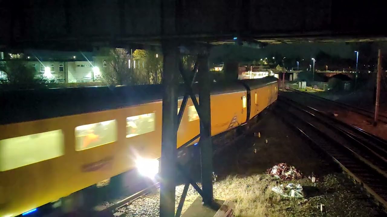Network Rail PLPR Test Train Move Colas Rail 43272 tnt 43251 1Q83 Carnforth 23/01/2026