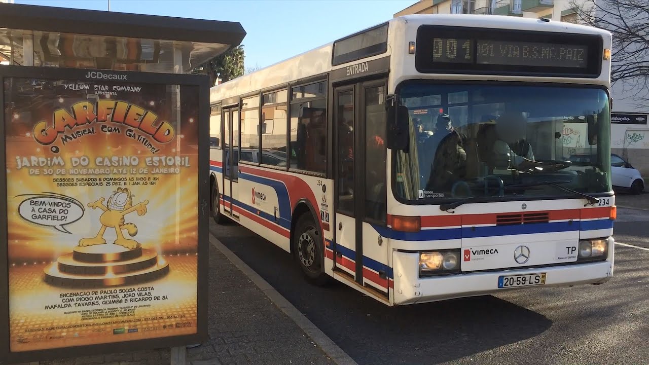 Vimeca Mercedes-Benz O405 Irmãos Mota Atomic UR95 - Bus 234 - Carreira / Route 001 [1440p]