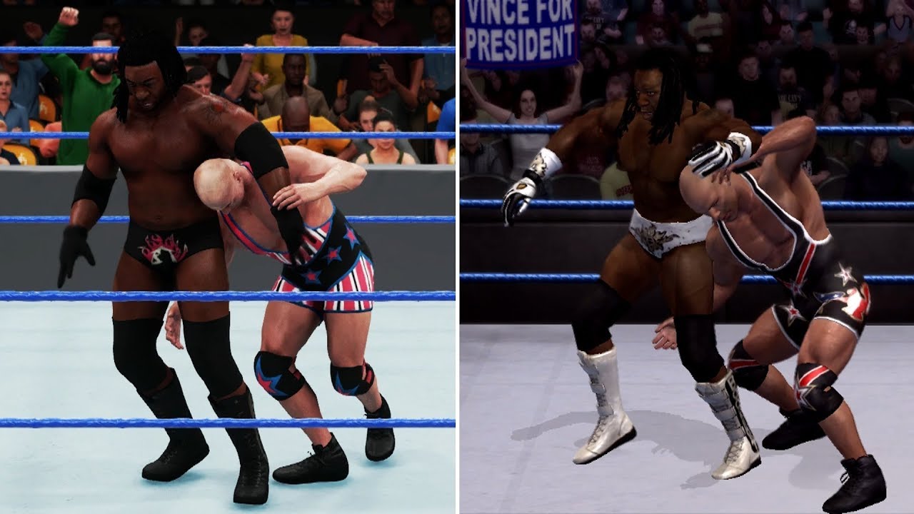 WWE 2K18 vs SVR 2007 - 10 Finisher Comparisons! (Which Are Better?)