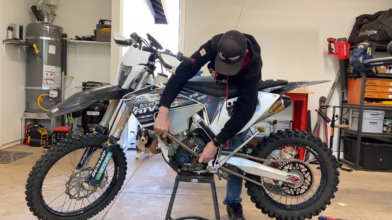How to replace chain and sprockets Husqvarna ktm gasgas