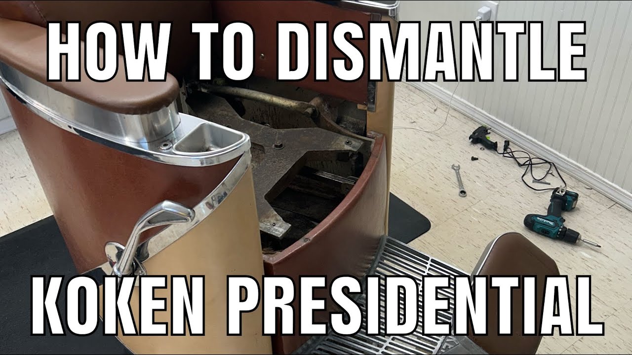 How to take apart koken presidential barber chair