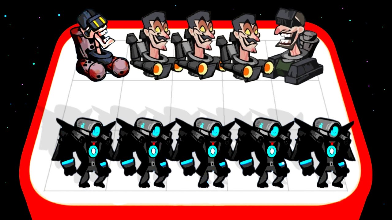 MaX Level In, Monster War : Cameraman vs Skibidi Toilet Gameplay