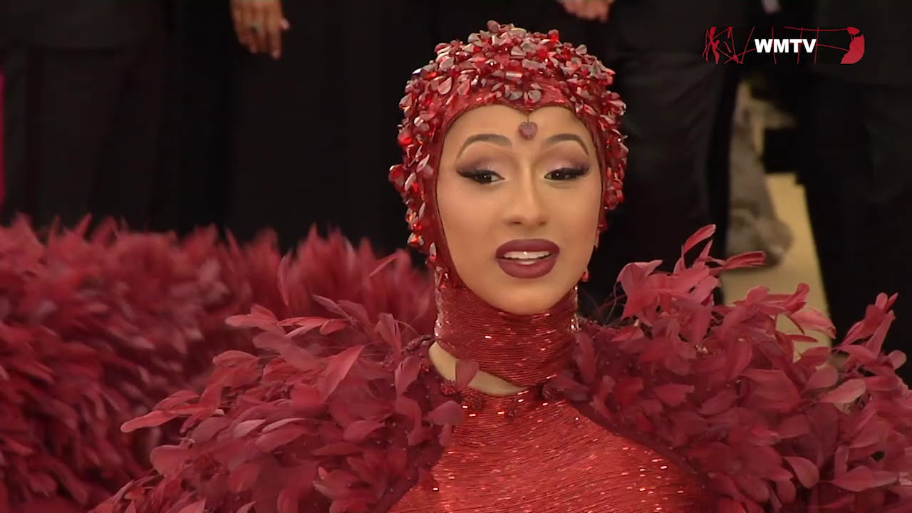 Cardi B arrives at 2019 Met Gala Red carpet