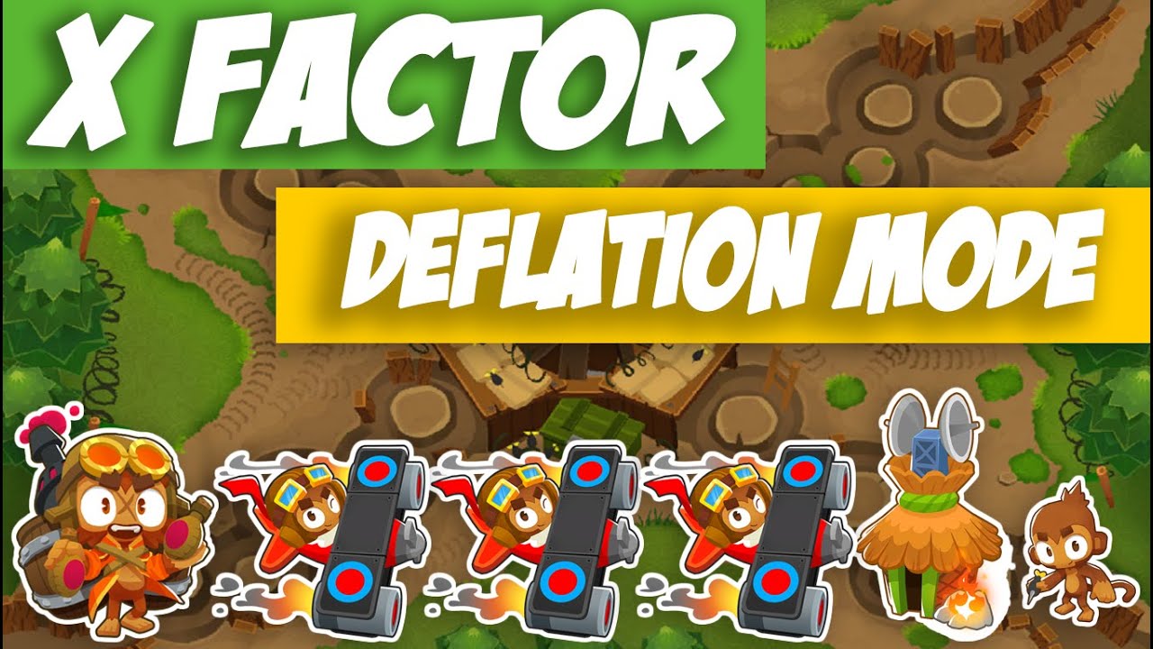Bloons TD 6 Gameplay Walkthrough - X Factor - Deflation Mode!