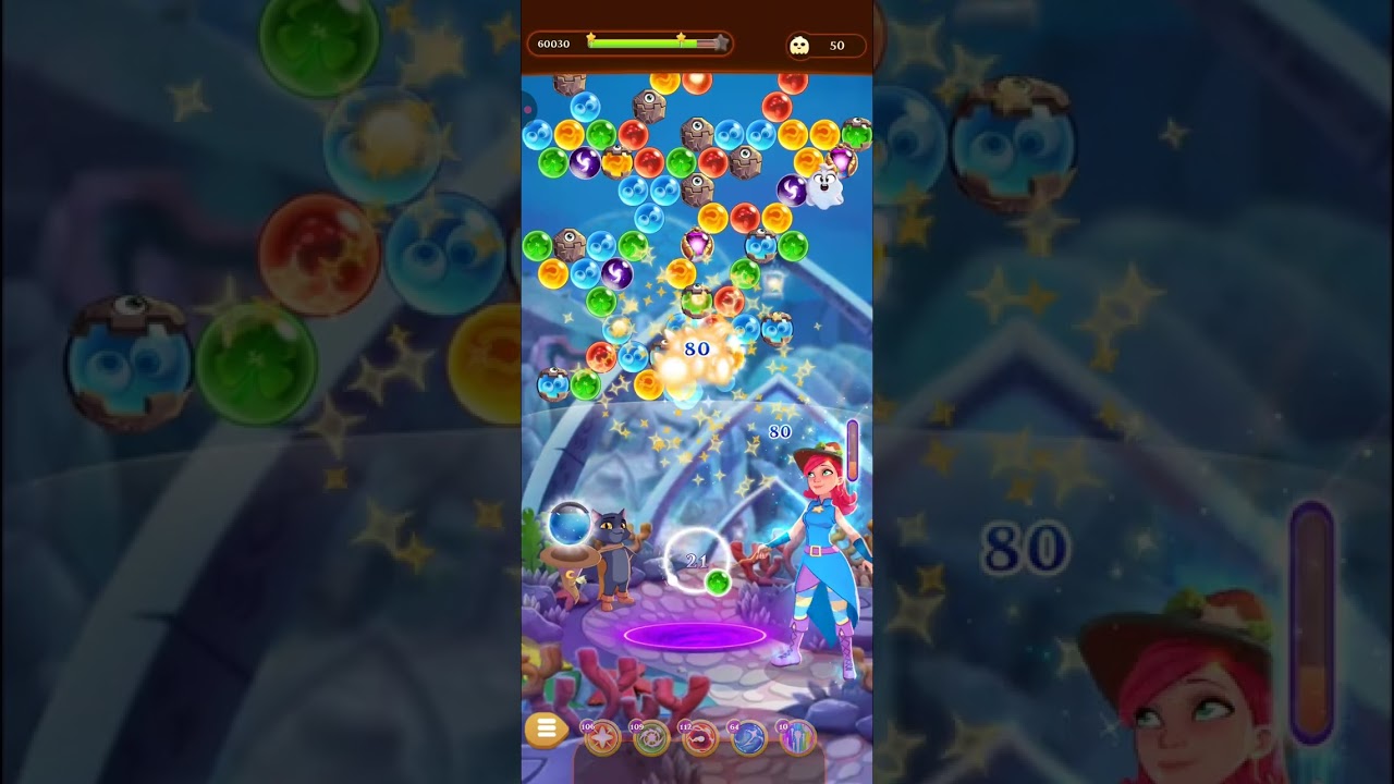 Bubble Witch 3 Saga - Level 7466 Gameplay