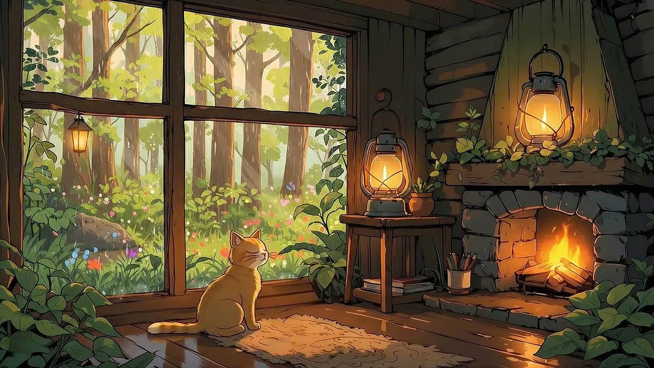 Morning Calm 🌿 Soft Lofi Beats from a Peaceful Forest