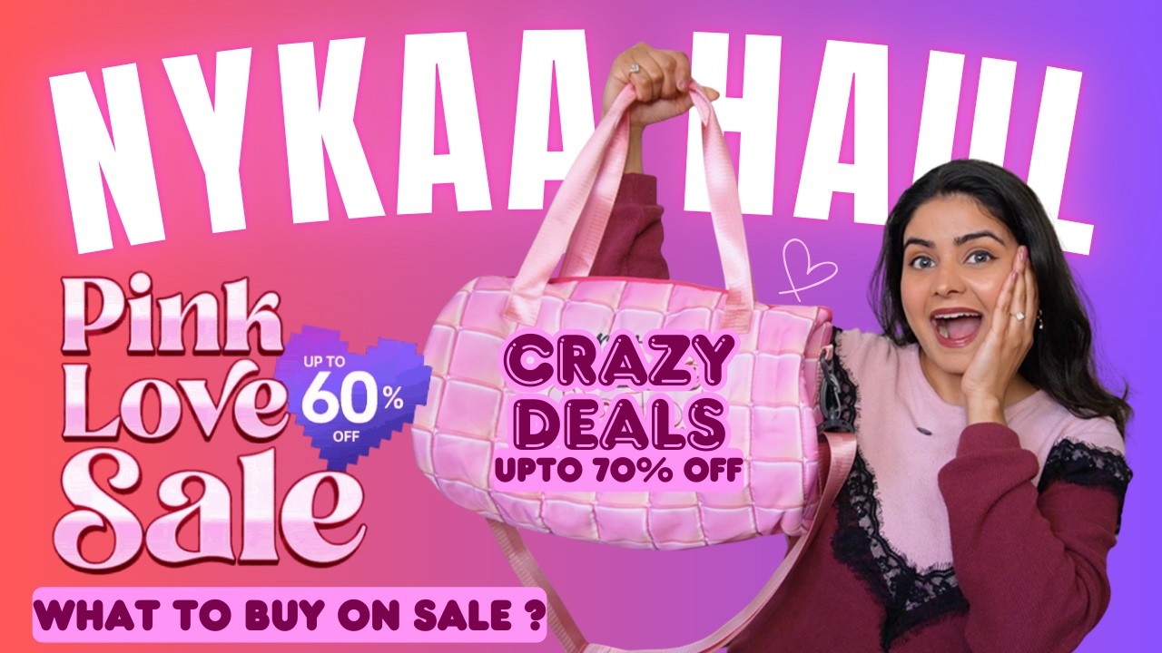 Nykaa Pink Love Sale Haul💕 Best Beauty Offers, Beauty Discounts & Makeup Deals 🎀🛍️