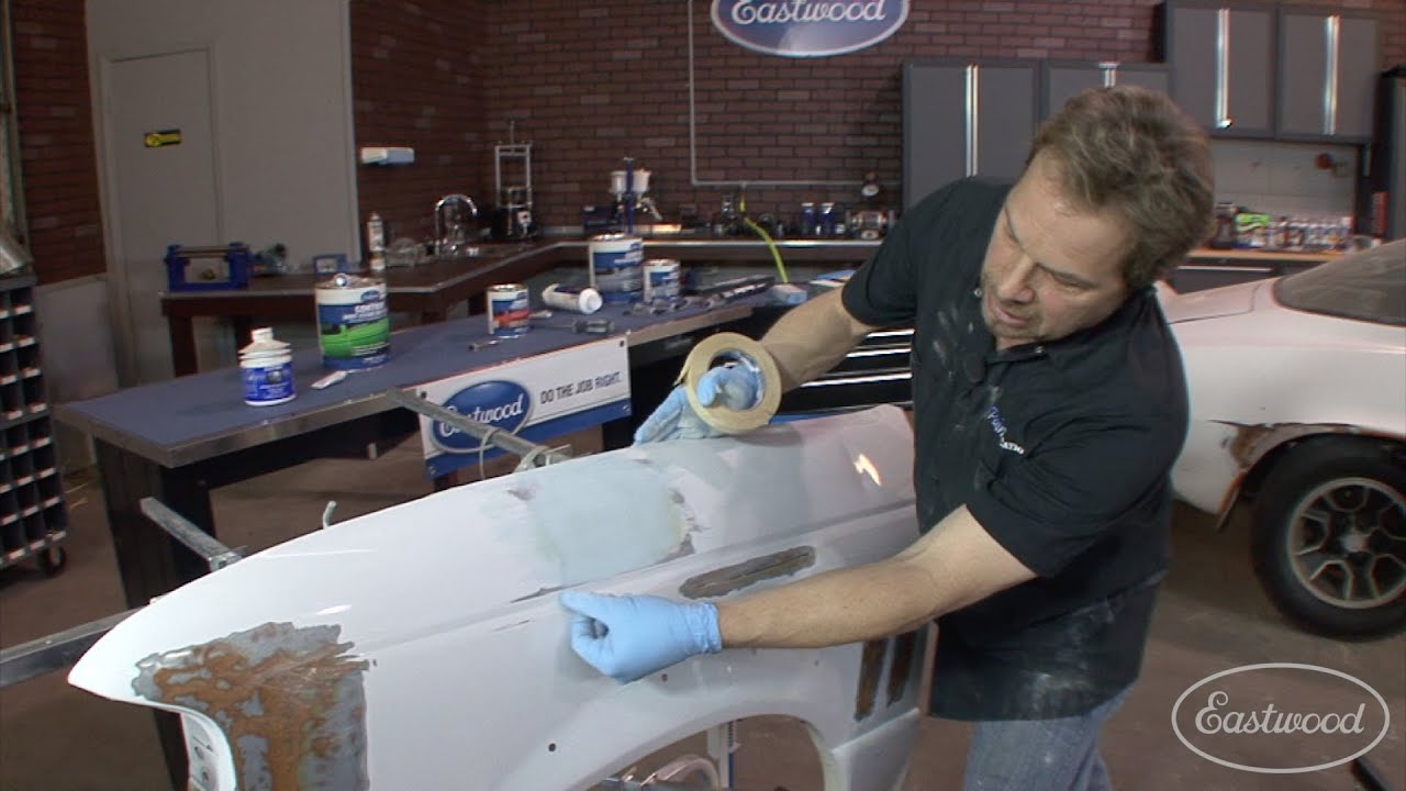 How To Apply Body Filler - Mixing, Spreading, Sanding & Tips - Part 3 of 3 - Kevin Tetz at Eastwood