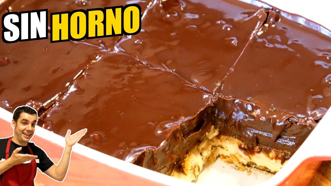 El POSTRE más fácil y rico en 5 MINUTOS, sin horno, sin leche condensada! 😍😋🔥