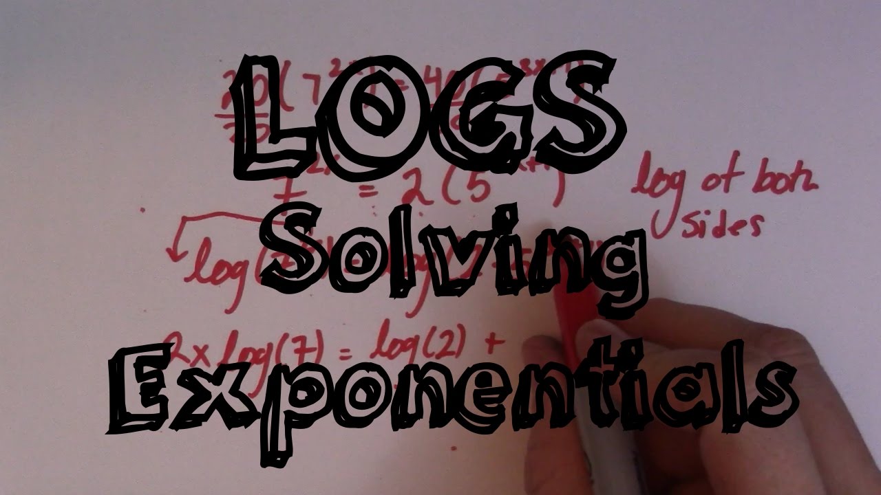 Solving Exponential Equations with Logs (Hard Examples)