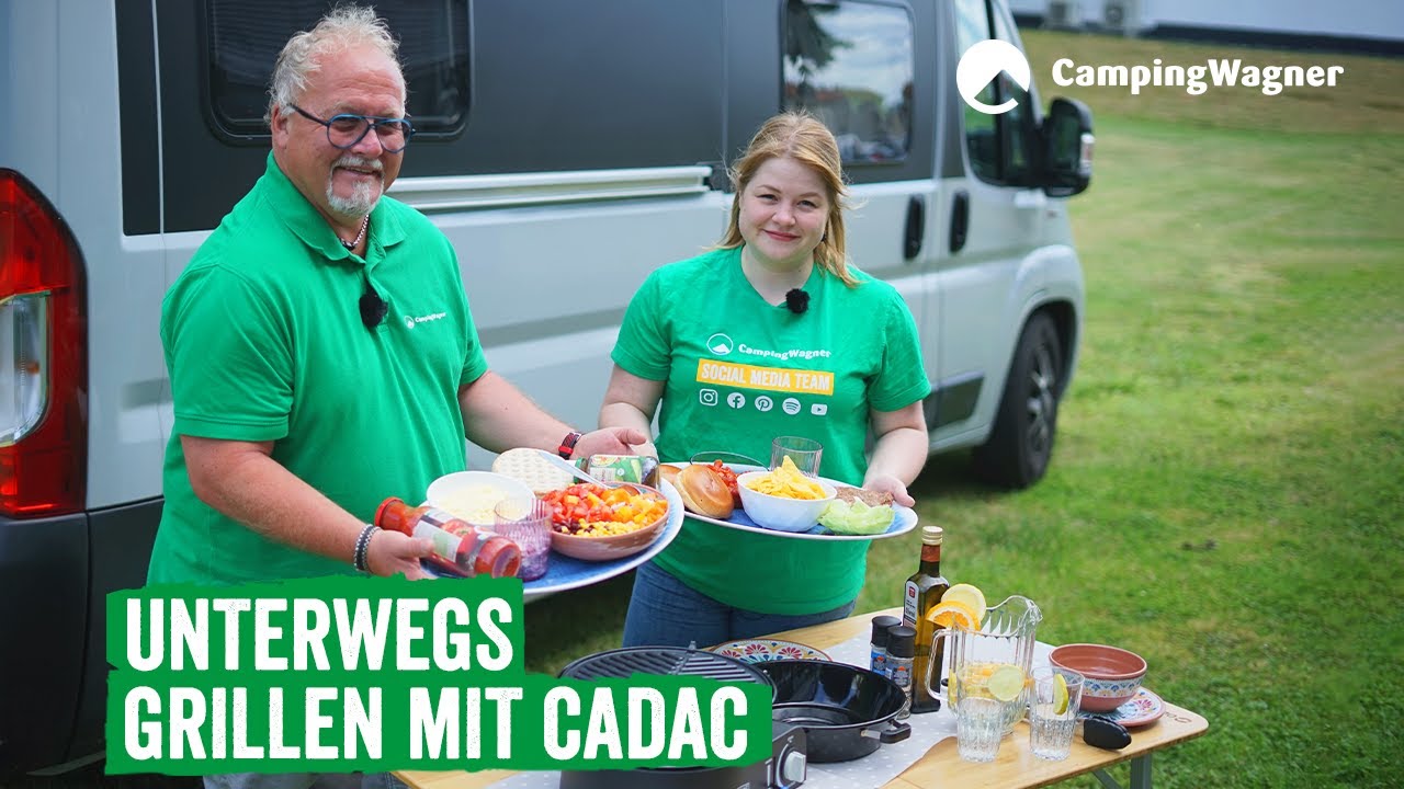 Unterwegs grillen mit CADAC | Safari Chef 30 Compact Lite Kartuschengrill mit Camping Wagner