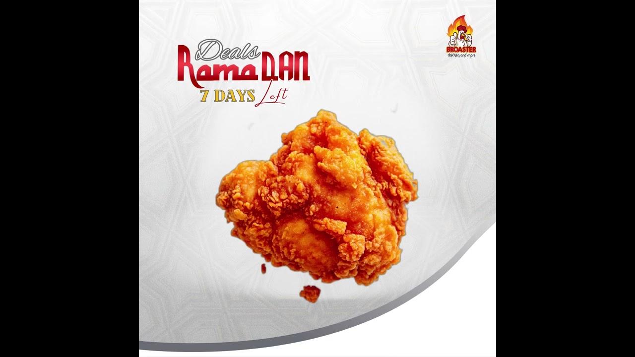 ⏳ 𝗟𝗔𝗦𝗧 𝟳 𝗗𝗔𝗬𝗦 𝗙𝗢𝗥 𝗥𝗔𝗠𝗔𝗗𝗔𝗡 𝗗𝗘𝗔𝗟𝗦! ⏳ #ramadandeals #iftarspecial  #broast #chicken