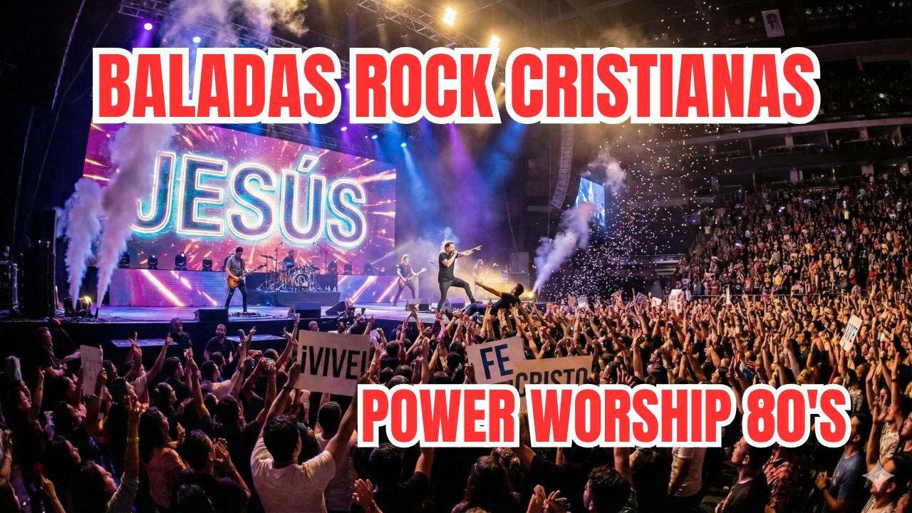 Rock Cristiano   Power Ballads Cristianas, estilo rock de los 80s, alabanzas de energía Cristiana